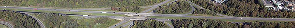 Aerial of intersection